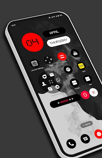 Скриншот 1 — Nil Launcher - Theme, Folder