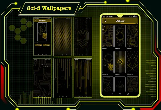Скриншот 7 — Strip Hi-tech Launcher 2025