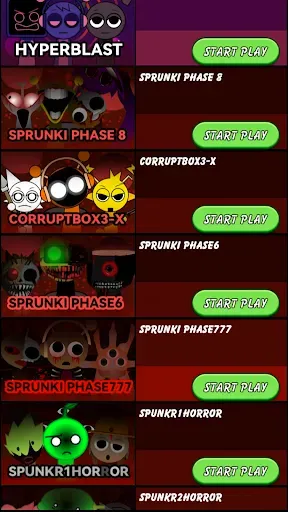 Скриншот 1 — Sprunki: Funky Remix Beats
