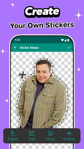 Скриншот 4 — Создатель стикеров: GIF и мемы