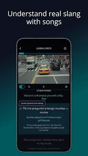 Скриншот 2 — LyricFluent: Learn Languages