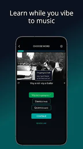 Скриншот 3 — LyricFluent: Learn Languages