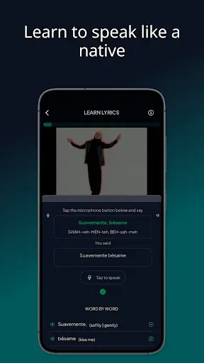 Скриншот 5 — LyricFluent: Learn Languages