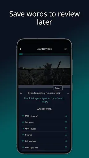 Скриншот 6 — LyricFluent: Learn Languages