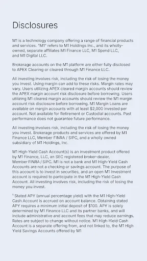 Скриншот 7 — M1: Invest & Bank Smarter