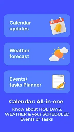 Скриншот 1 — Calendar: Plan Holiday & Event
