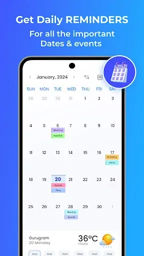 Скриншот 2 — Calendar: Plan Holiday & Event