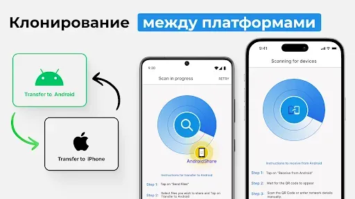 Скриншот 8 — Фон Клон: Перенос Данных