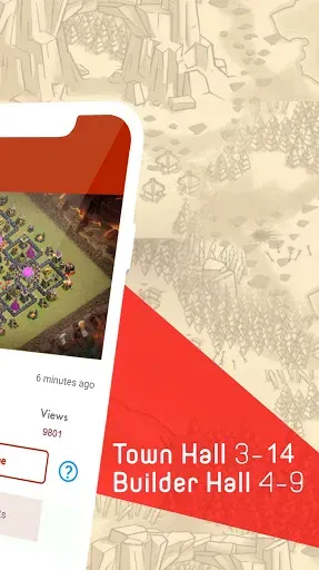 Скриншот 3 — CoC Base Maps 2026 – Fan App