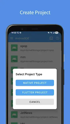 Скриншот 1 — Android IDE - PHONE AS