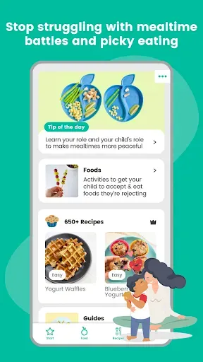 Скриншот 1 — Kids Meals: Recipes & Guides