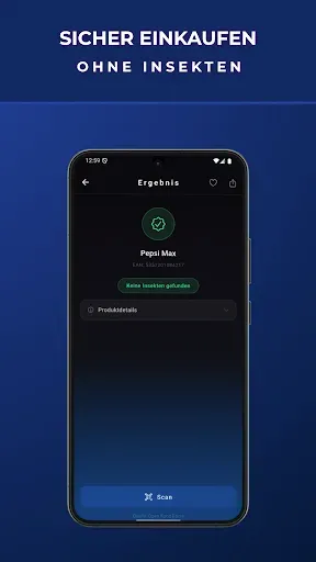Скриншот 3 — Insekten Lebensmittel Scanner