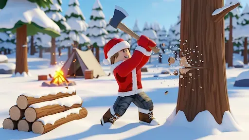 Скриншот 1 — Snow Night Survival Game