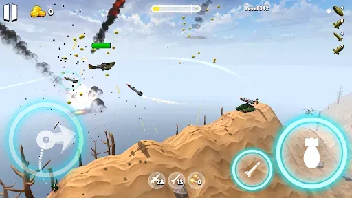 Скриншот 4 — Bomber Ace: WW2 war plane game