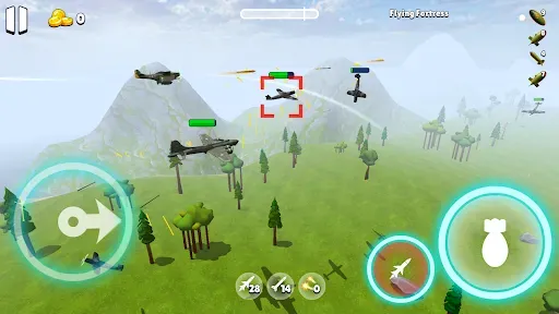 Скриншот 5 — Bomber Ace: WW2 war plane game
