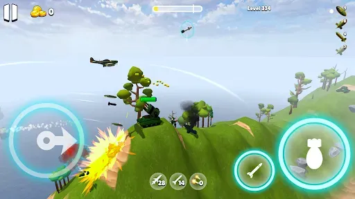 Скриншот 6 — Bomber Ace: WW2 war plane game