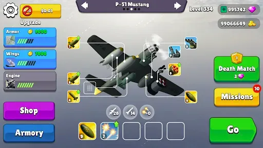 Скриншот 8 — Bomber Ace: WW2 war plane game