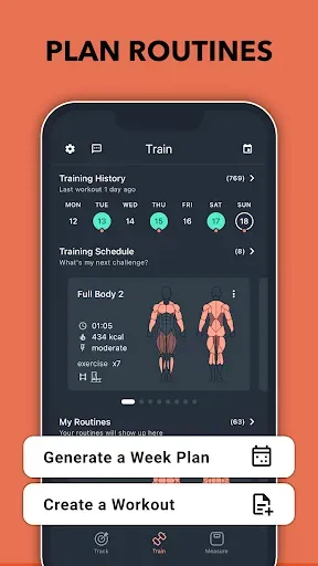 Скриншот 2 — Blast - Gym Workout Tracker