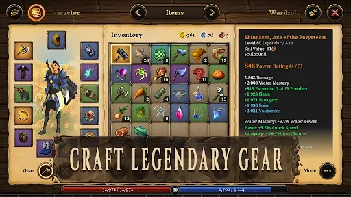Скриншот 4 — Villagers & Heroes - MMORPG