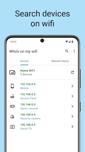 Скриншот 1 — Кто на моем wifi