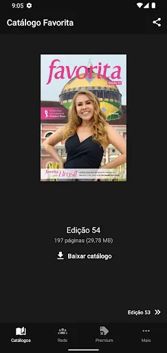 Скриншот 1 — Catálogo Favorita - Revista