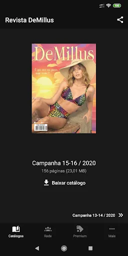 Скриншот 1 — Revista DeMillus - Catálogo