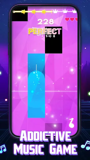 Скриншот 2 — Piano Pink Music: Ритмическая