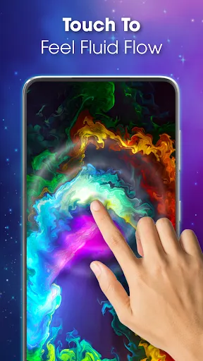 Скриншот 3 — Magic Fluid live wallpaper 4D