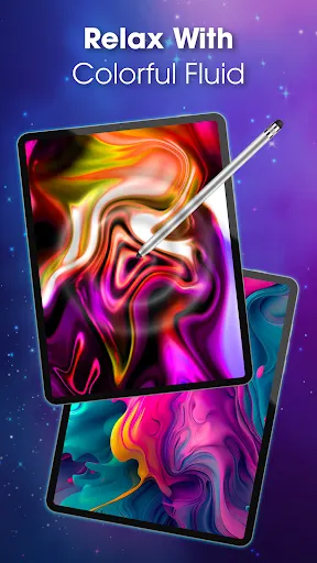 Скриншот 4 — Magic Fluid live wallpaper 4D