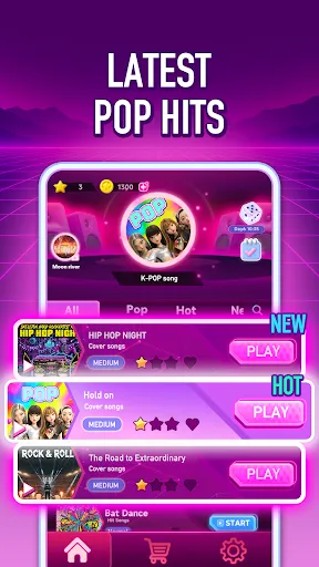 Скриншот 6 — Piano Ballz Beat: игры kpop!
