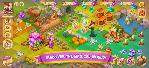 Скриншот 3 — Magic School - Wizard Merge