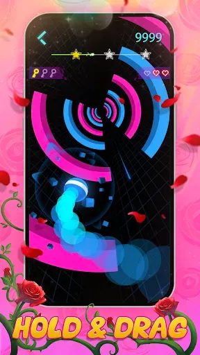 Скриншот 1 — Dream Circles Dash: Ритм Игра