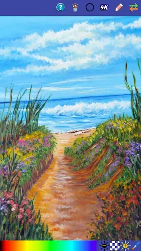 Скриншот 2 — Акварель: Рисовалка Мечты