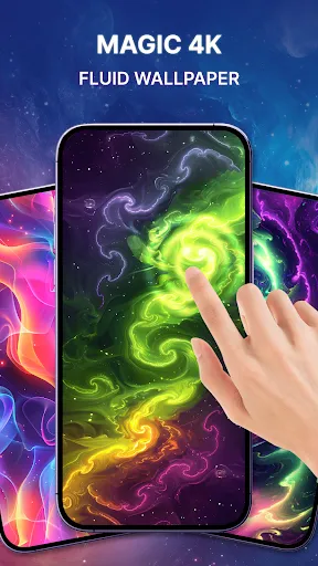 Скриншот 1 — Magic Fluid: Live 4D wallpaper