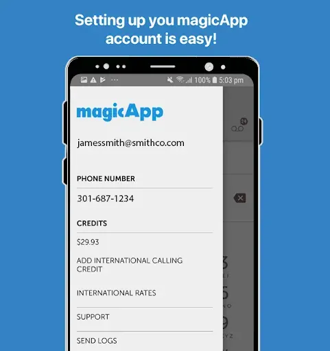 Скриншот 1 — magicApp Calling & Messaging