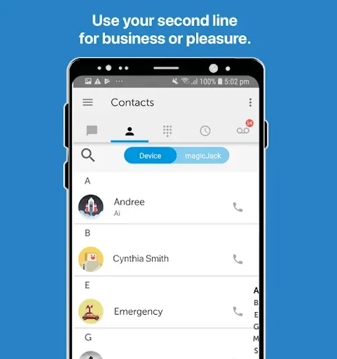 Скриншот 4 — magicApp Calling & Messaging