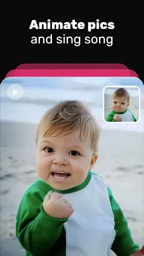 Скриншот 1 — Mimic - AI Photo Face Animator