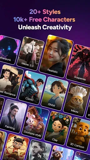 Скриншот 2 — MagicLight:AI Long Video Maker