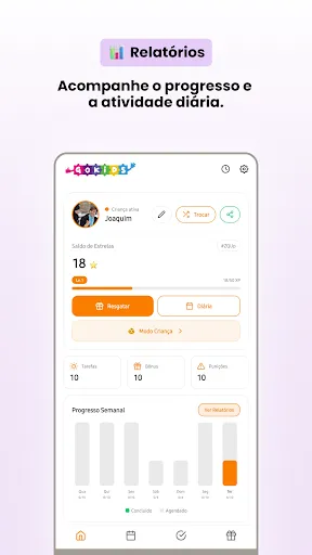 Скриншот 1 — GoKids: Tarefas e Recompensas