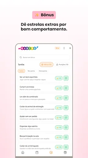 Скриншот 3 — GoKids: Tarefas e Recompensas