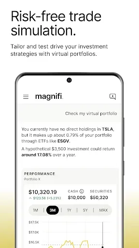 Скриншот 6 — Magnifi: Invest with AI