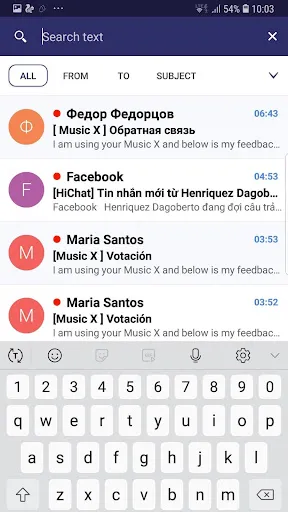 Скриншот 4 — Email for Hotmail, Outlook Mai