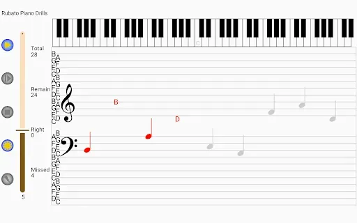 Скриншот 1 — Rubato Piano Drills