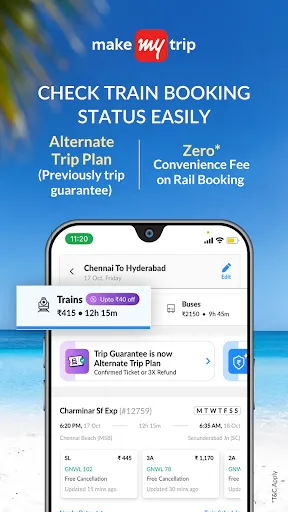 Скриншот 6 — MakeMyTrip: Hotel, Flight, Bus