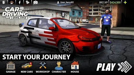 Скриншот 1 — Car Driving Online: Open World