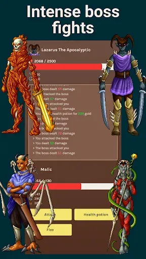 Скриншот 2 — Malic's Legacy - Text RPG