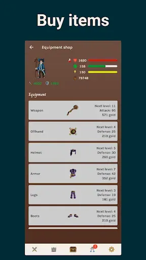 Скриншот 6 — Malic's Legacy - Text RPG