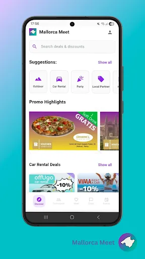 Скриншот 1 — Mallorca Meet App