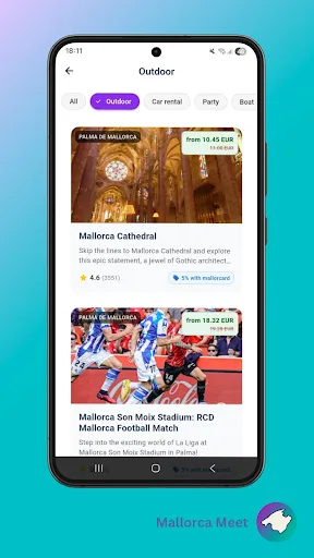 Скриншот 2 — Mallorca Meet App