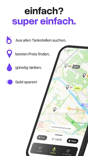 Скриншот 5 — BesserTanken: Spritpreise App
